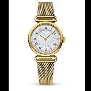 29MM Palazzo IP Yellow Goldtone Stainless Steel Fendi Watch